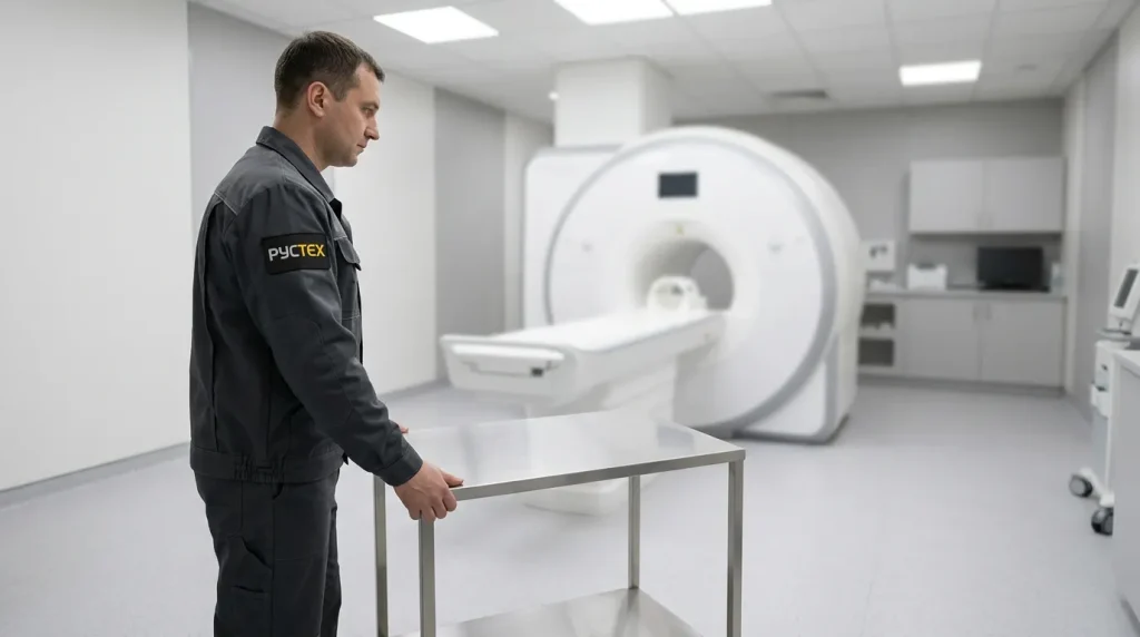 подготовка объекта МРТ доступ и организация зоны работ для аренды заводчика тока