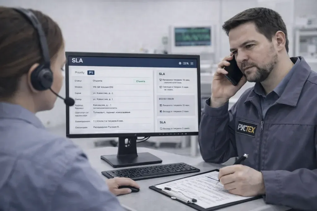 Плановое ТО и аварийные выезды в СПб: SLA, сроки реагирования и отчётность